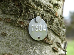 Numbered Tags in standard aluminium Numbered Tags in standard aluminium
