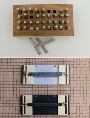 Character Punches, Jig, Holding Box for Punches Plant Labelling System